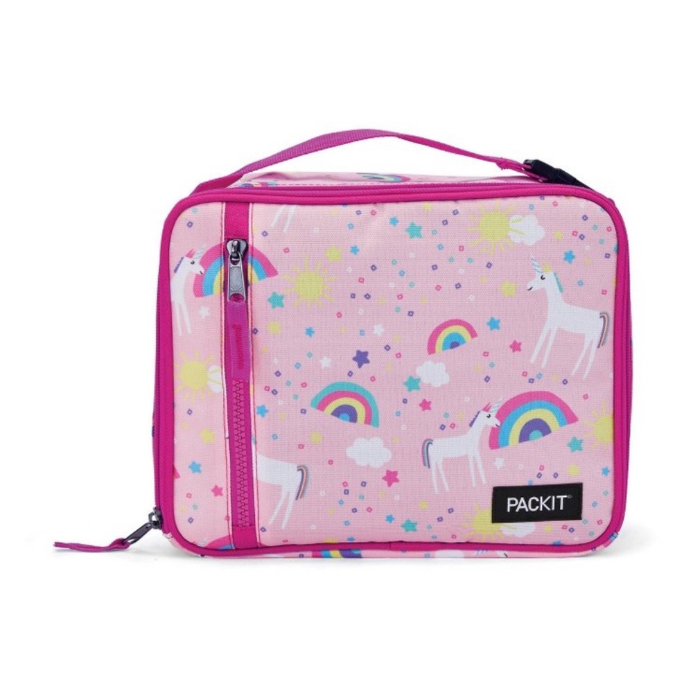 NWT Packit Freezable Classic Molded Lunchbox-Unicorn Sky